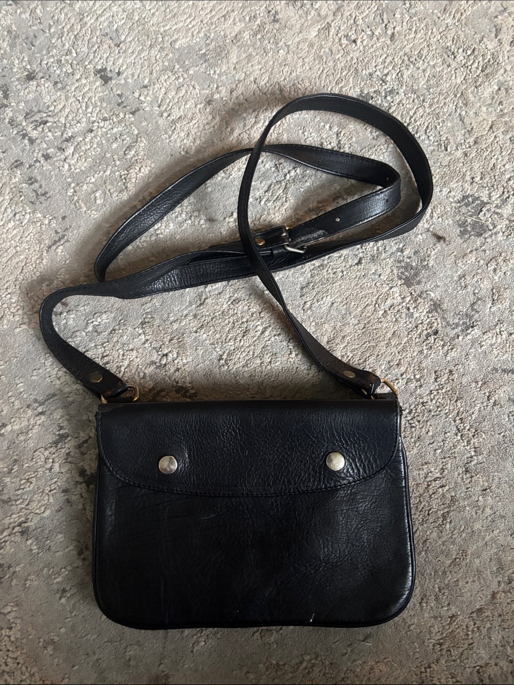 VINTAGE LEATHER purse made in INDIA
